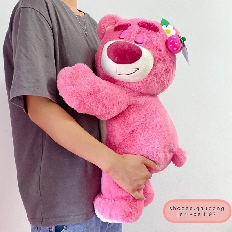 Gấu bông dâu tây Lotso ngủ thơm mùi dâu - Toy Story3 chính hãng Disney Potdemiel 2022 cao cấp