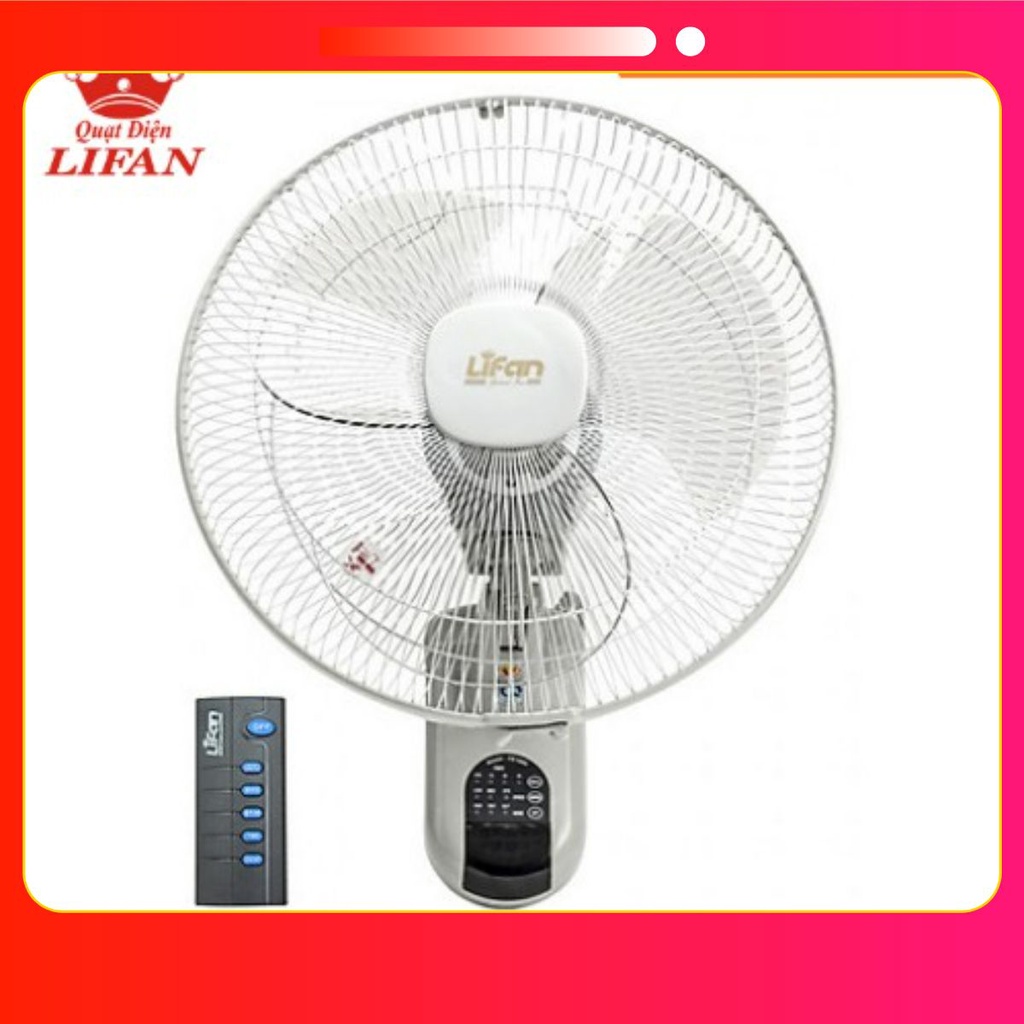 ✨FREESHIP✨ Quạt Treo Tường remote Lifan TE1689 ( đảo hình sóng)-Bảo Hành 1 Năm