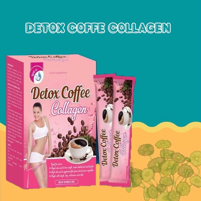 Cà phê giảm cân cấp tốc Idol Slim Coffee Cafe Detox Coffee Collagen Giữ