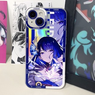 Genshin impact Raiden Shogun Ốp Điện Thoại In Hình Độc Đáo Cho iPhone 14 13 12 11 pro promax x xs xsmax xr 7 8 plus