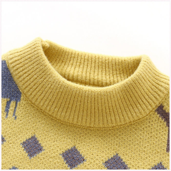 Áo Sweater Cổ Tròn In Hoạt Hình Thời Trang Mùa Đông Dành Cho Bé Trai 8859