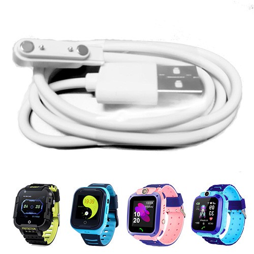 Cáp sạc nam châm, dây sạc nam châm đồng hồ trẻ em Q12, Q20,S12