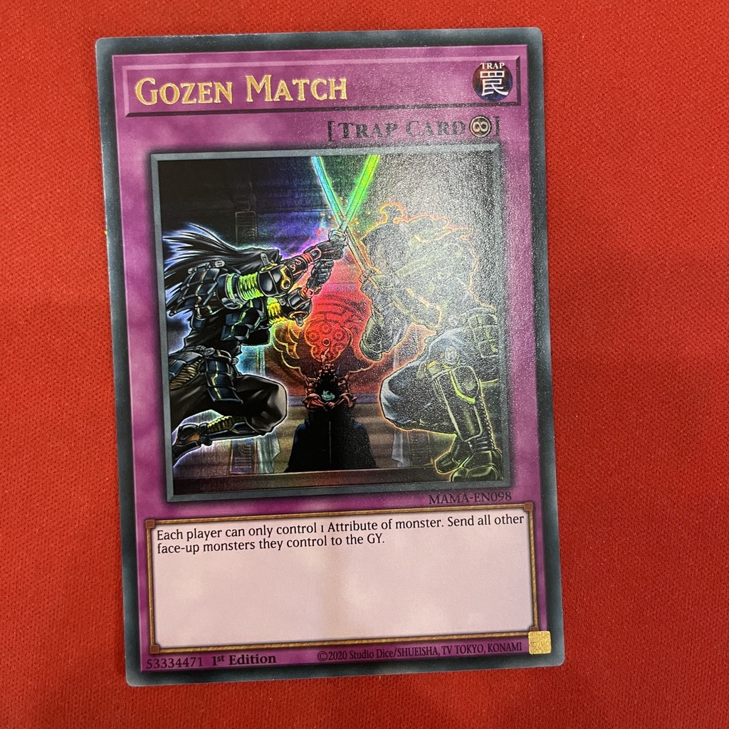 Thẻ Bài Yugioh Chính Hãng] Gozen Match