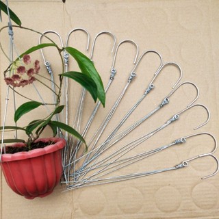 10 Móc sắt treo chậu mini dài 25cm