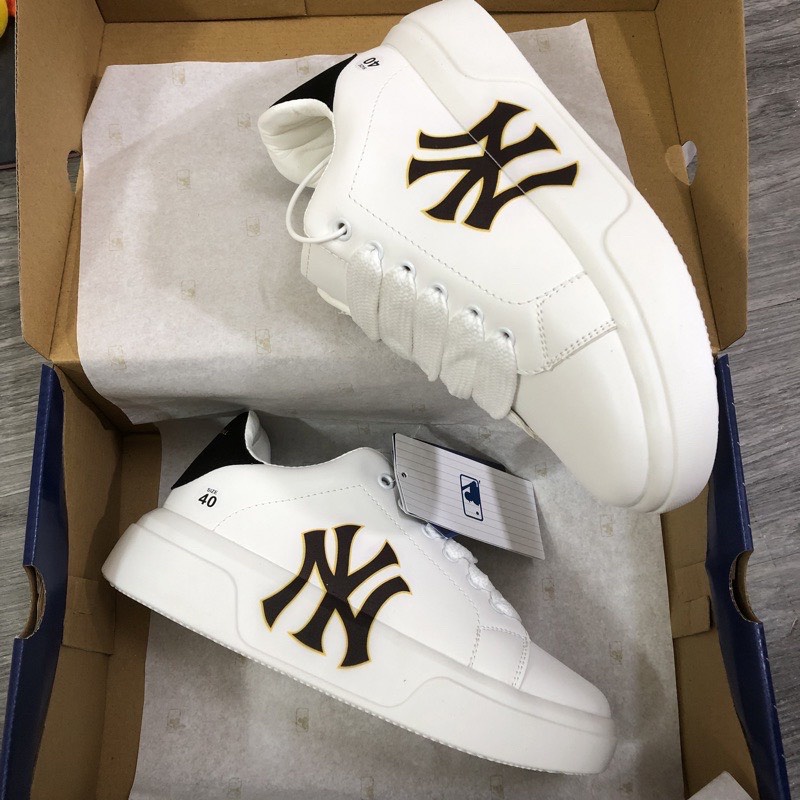 Giày MLB MC QUEEN LA, NY Giày MLB Độn Đế nam nữ Hot Trend full box