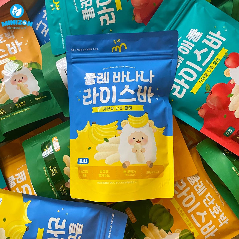 Bánh Gạo Lứt Ăn Dặm The Cle Hàn Quốc Gói 30g