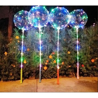 Bóng Bay GALAXY (Đèn 3 Chế Độ Nháy SÁNG) trong suốt