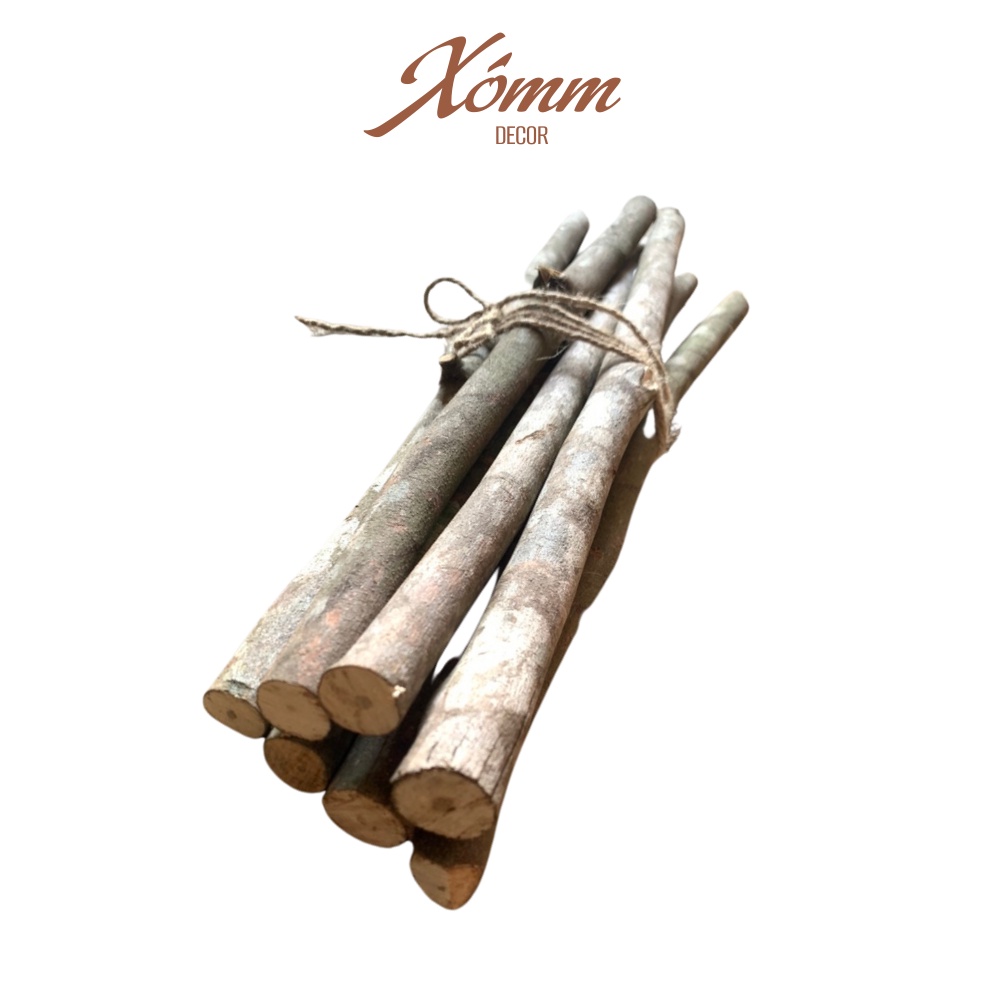 Cành củi khô  Decor trang trí nhà cửa,noel, lò sưởi, Đường  Kính 2-3cm, Dài 30-100cm