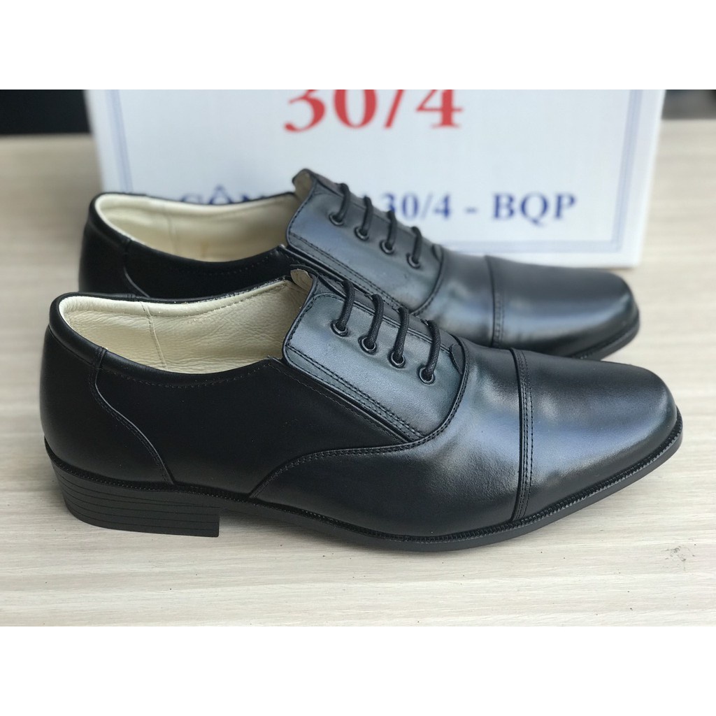 Giày Tây Nam Da Pu 30/4, Đế Khâu Siêu Bền, Bảo Hành 12 Tháng