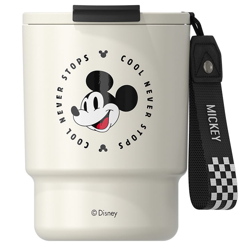 Cốc uống nước/ cà phê APIYOO hình Mickey Disney 3 loại ủy quyền chính hãng ruột thép không gỉ 316 360ml
