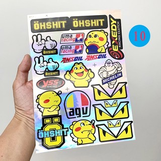 Tem Dán Xe Máy , Logo Trang Trí