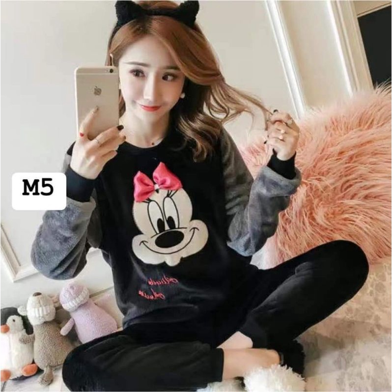 H191 - Bộ Măng Lông Nữ Dài Tay Nhiều Mẫu