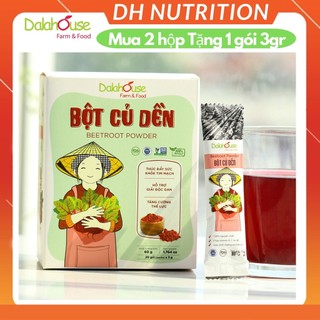Bột củ dền hữu cơ sấy lạnh nguyên chất Dalahouse