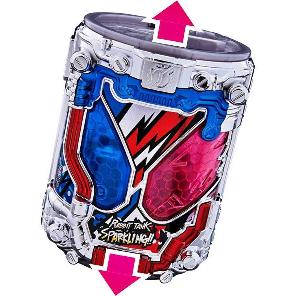 Mô hình đồ chơi chính hãng Bandai DX Rabbit Tank Sparkling Full Bottle - Kamen Rider Build