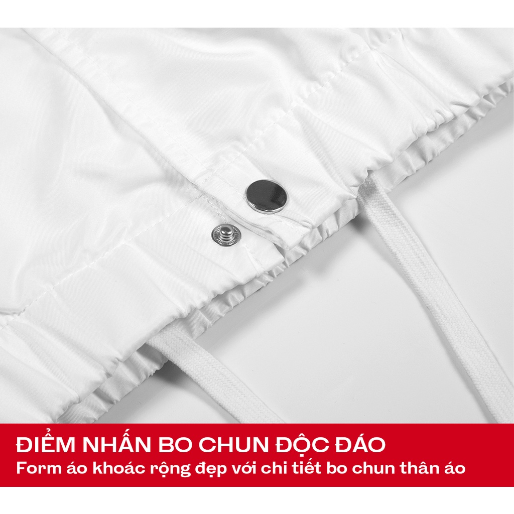 Áo khoác dù form rộng nam nữ nhiều màu basic Jacket local brand DAVIES Essential| D25-AK6