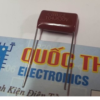 Combo 5 tụ kẹo đỏ 104J/630 v