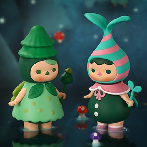★Hgtoys★ Búp Bê Popmart PUCKY Forest Series Mystery Trang Trí