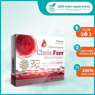Chela Ferr Forte - Sắt Hữu Cơ cho bà bầu trước và sau sinh, viên bổ máu Chelaferr nhập khẩu