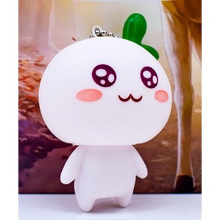 Móc khóa mầm cây - củ cải cute