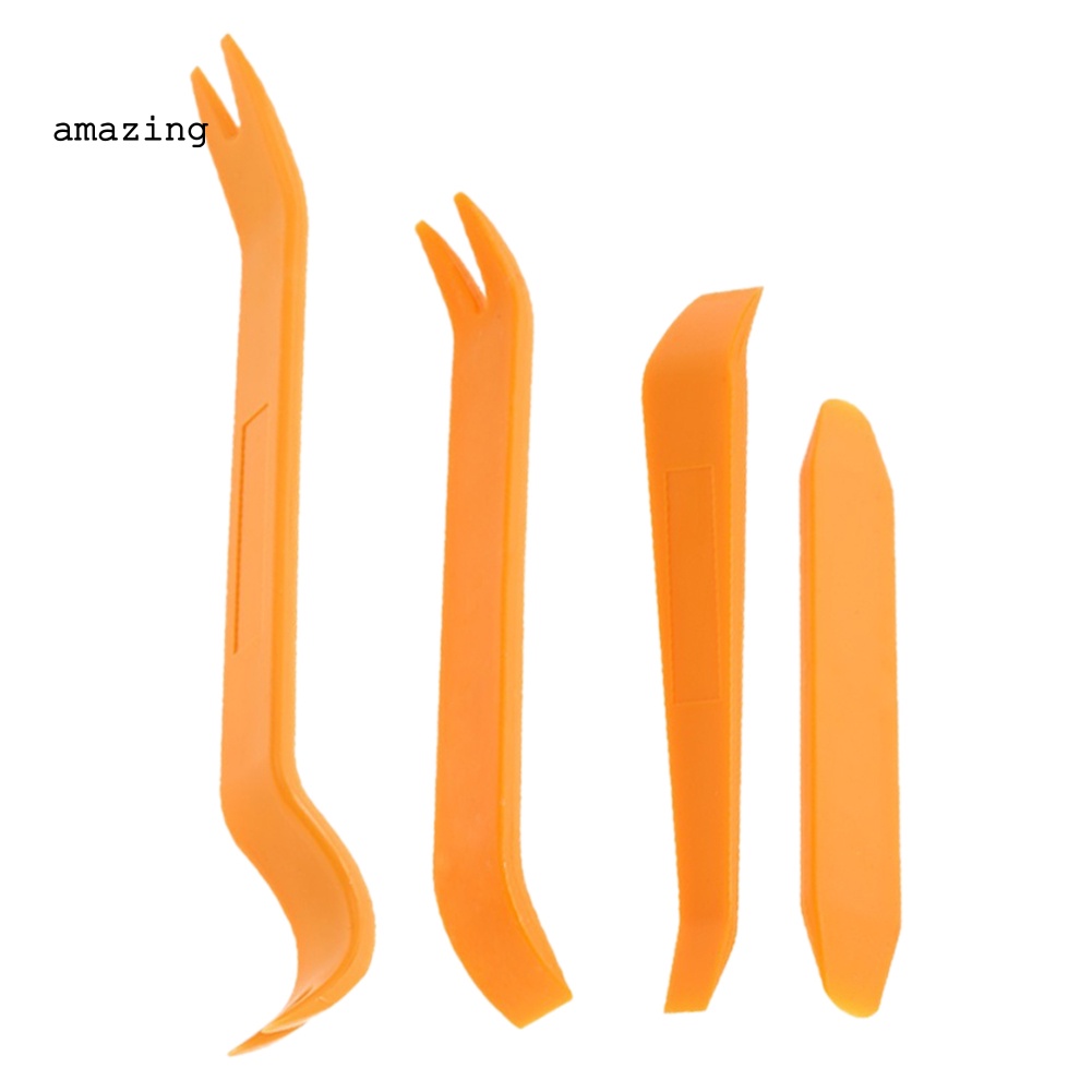 Set 4 Dụng Cụ Tháo Gỡ Radio Cho Cửa Xe Hơi