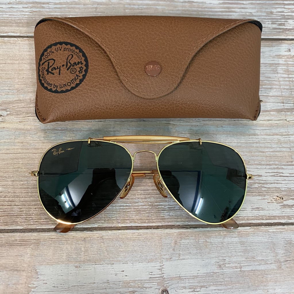 KÍNH RAYBAN CHROMAX U-S-A HÀNG CHÍNH HÃNG ĐÃ QUA SỬ DỤNG. TRÒNG THỦY TINH CHỐNG UV. THỜI TRANG DÀNH CHO CẢ NAM VÀ NỮ