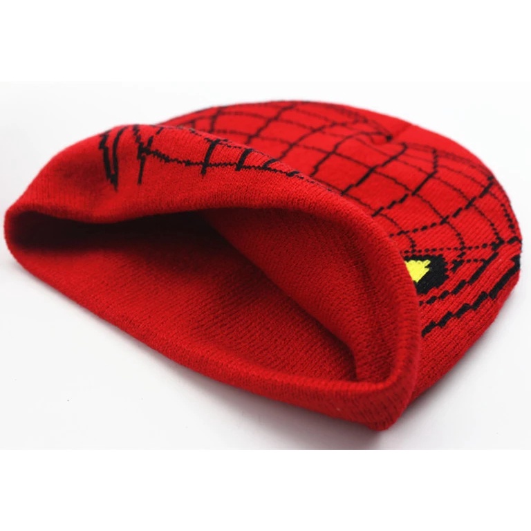 DISNEY Bộ Mũ Dệt Kim Và Găng Tay Hóa Trang Marvel Spiderman Cho Bé Trai