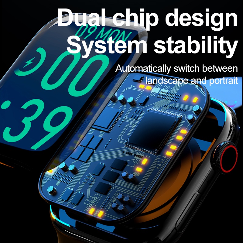 Đồng Hồ Thông Minh S7 IW7 MaX Màn Hình 1.9inch Màu Đen Bằng Thép Không Gỉ Hỗ Trợ Giọng Nói NFC Alipay