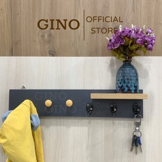 Móc Treo đồ gắn tường gỗ 50cm