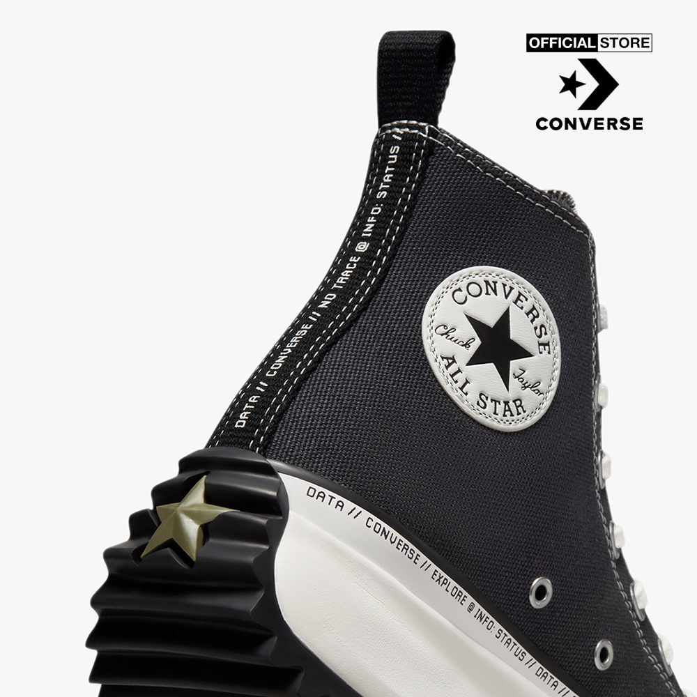 CONVERSE - Giày sneakers cổ cao unisex Run Star Hike Platform Global Logo A03776C-GRE0_BLACK