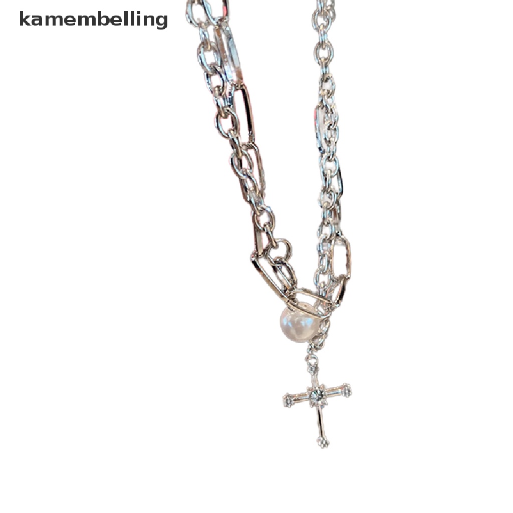 Vòng cổ Nhiều Lớp Mặt Thánh Giá Phong Cách Vintage Cho Nữ