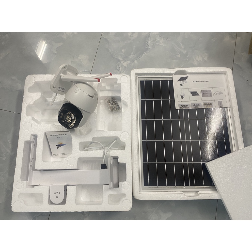 Camera năng lượng mặt trời 4G- hoạt động 24/7
