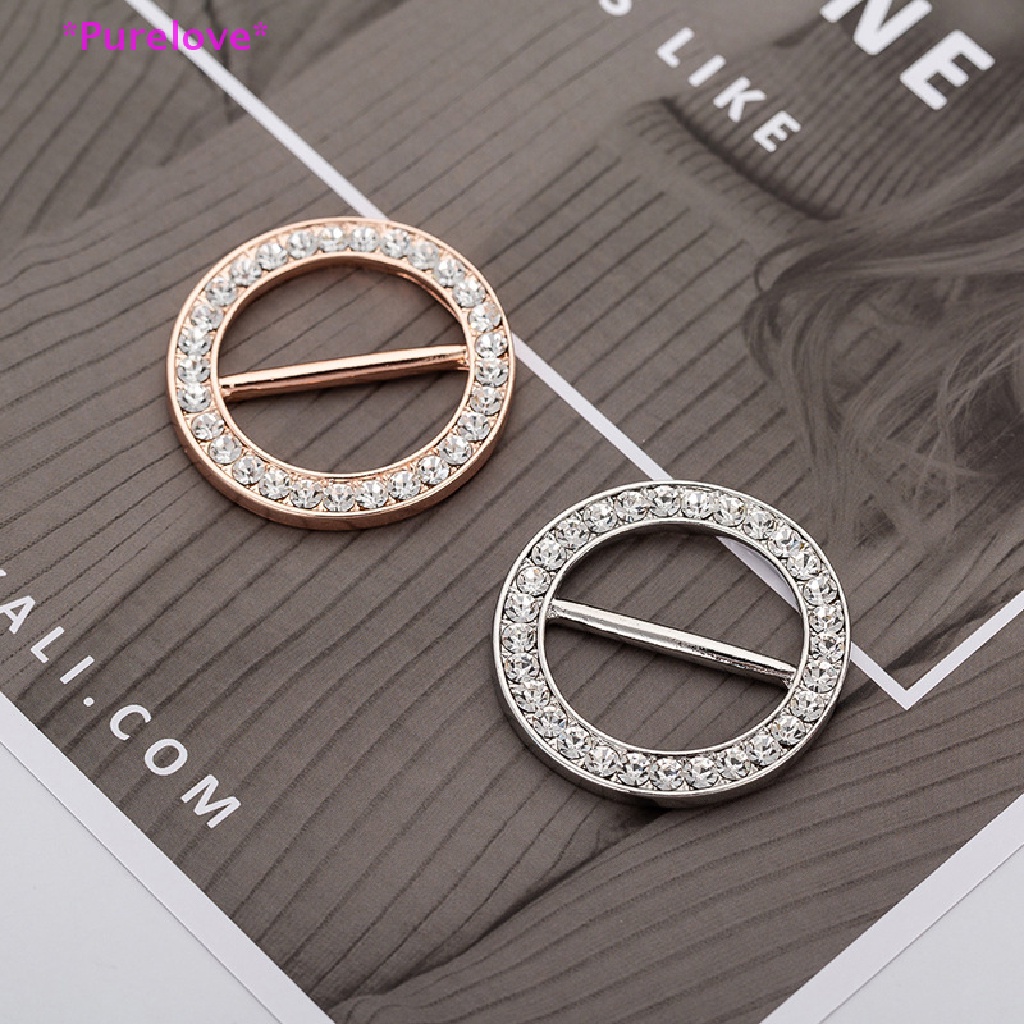 Purelove > Kẹp Khăn Quàng Cổ Đính Đá Thời Trang Thanh Lịch Cho Áo Sơ Mi Voan Và Khăn Quàng Cổ Mới