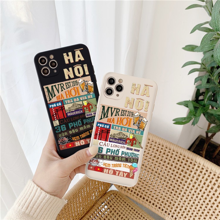 Ốp iphone Hà Nội cạnh vuông dẻo silicon ip 6/6splus/7plus/8/8plus/xr/xs/12/13/14pro/max/plus/promax tr546