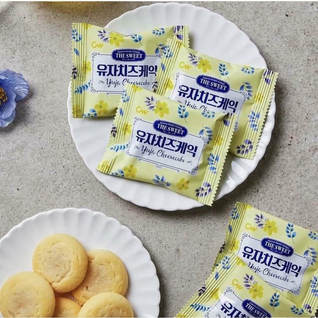 BÁNH QUY CW NHÂN PHOMAI CHANH  Hàn Quốc Hộp 190gr