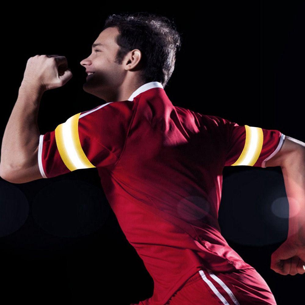 Set 2 Băng Đeo Cánh Tay Phản Quang Cảnh Báo An Toàn Cho Hoạt Động Ngoài Trời