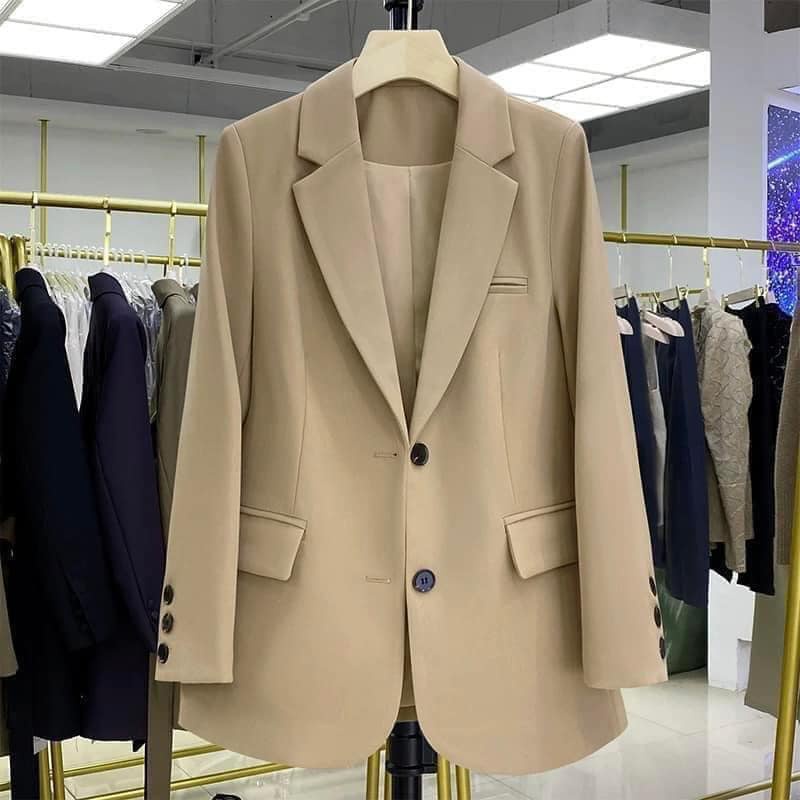 Áo blazer cúc dọc hàng QC