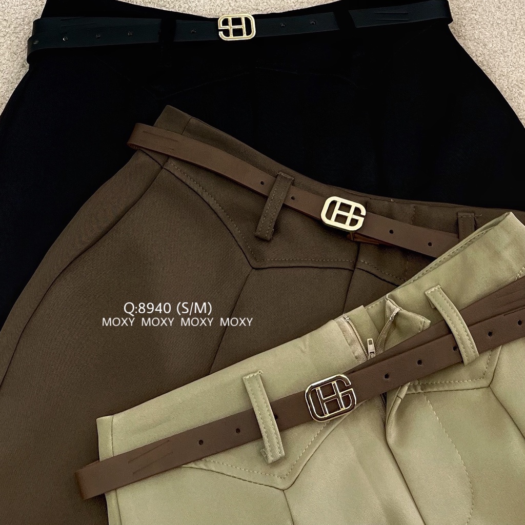 SP008940 - Quần short belt chữ