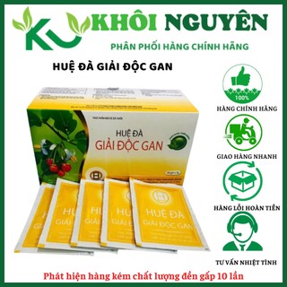 Trà huệ đà giải độc gan quy nguyên hộp 30 gói x 3g -