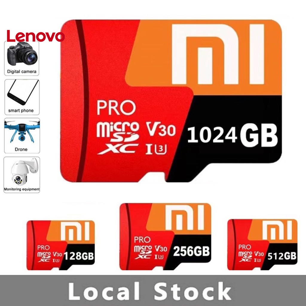 Thẻ nhớ LENOVO NC-16GB/ 32GB/ 64GB/ 128GB/ 256GB/ 512GB/ 1TB tốc độ cao cho xe hơi