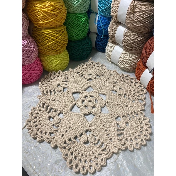 Sợi cotton 100% se 2mm  21k/100g móc ,túi ,nón, balo, chăn thảm thú ...
