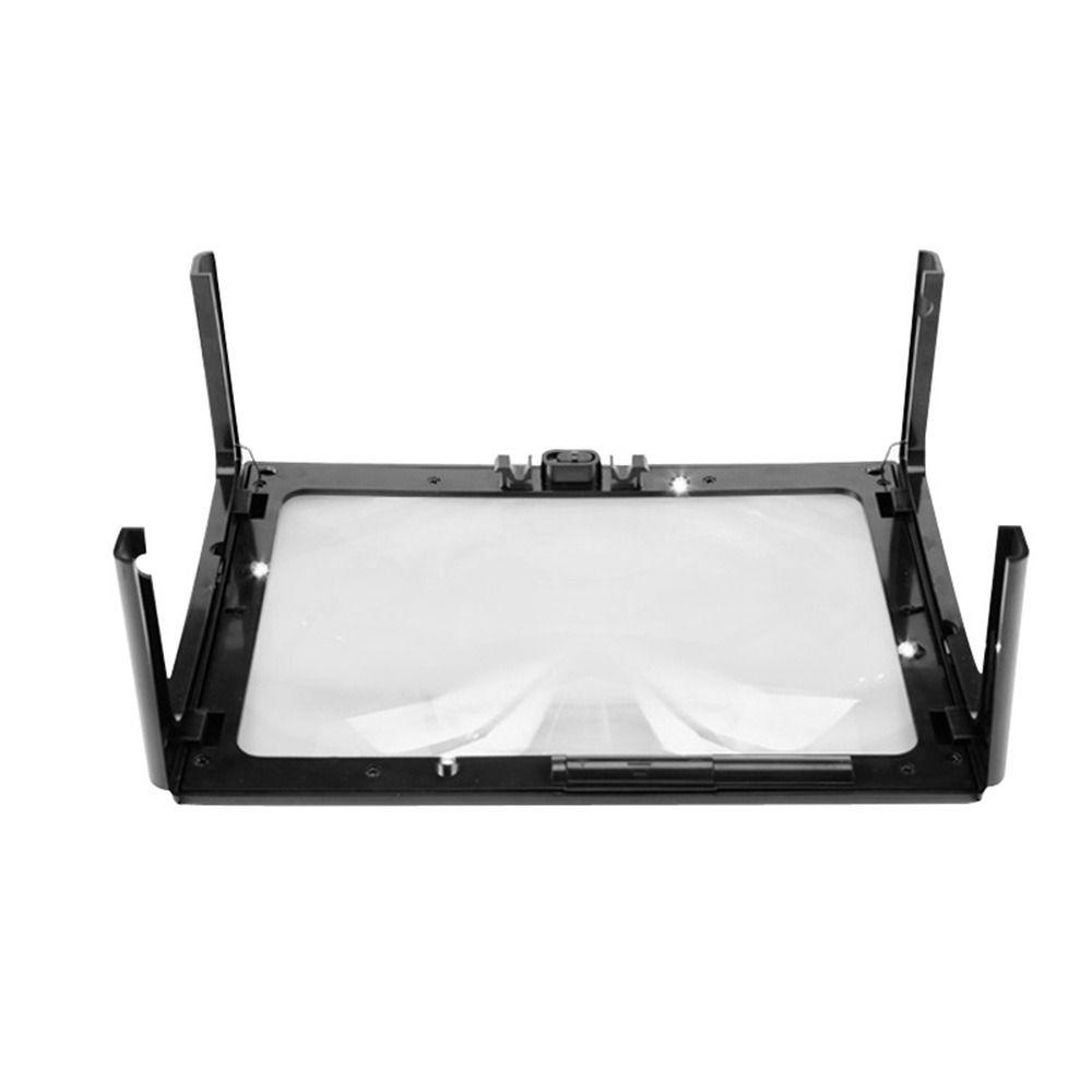 LANSEL Kính Lúp Để Bàn Đa Năng Với 4 Đèn LED Cho Sửa Chữa 3X