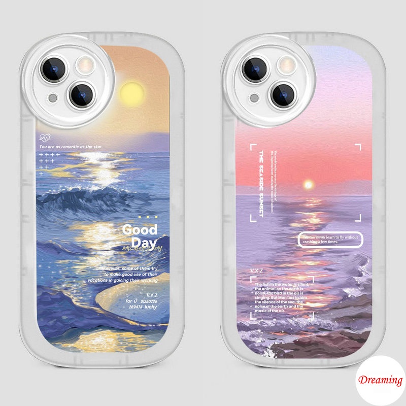 Ốp Lưng Điện Thoại cho Redmi Note 11 11S 10 9 8 7 9S 10C 9T 9A 9C C40 F3 X3 GT NFC X4 M3 M4 Pro 5G 4G Vỏ mắt lớn Vỏ mắt lớn Motif Beautiful Seaset