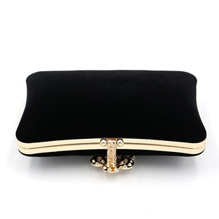 Clutch nhung nắp hoa 486