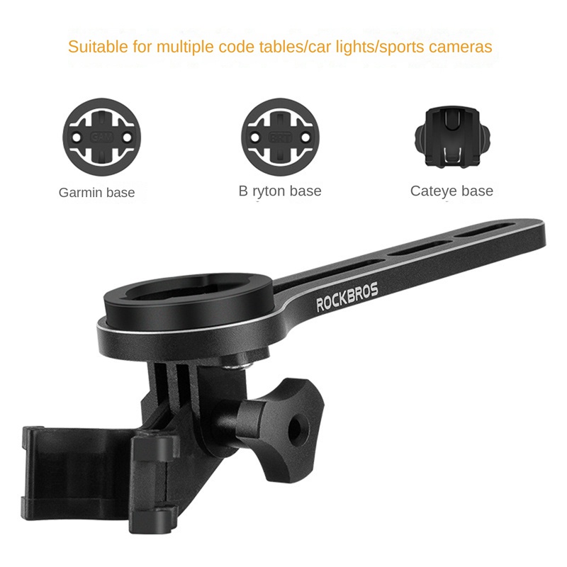 Rockbros Giá Đỡ Đèn Pin Mở Rộng Gắn Tay Lái Xe Đạp Tiện Dụng