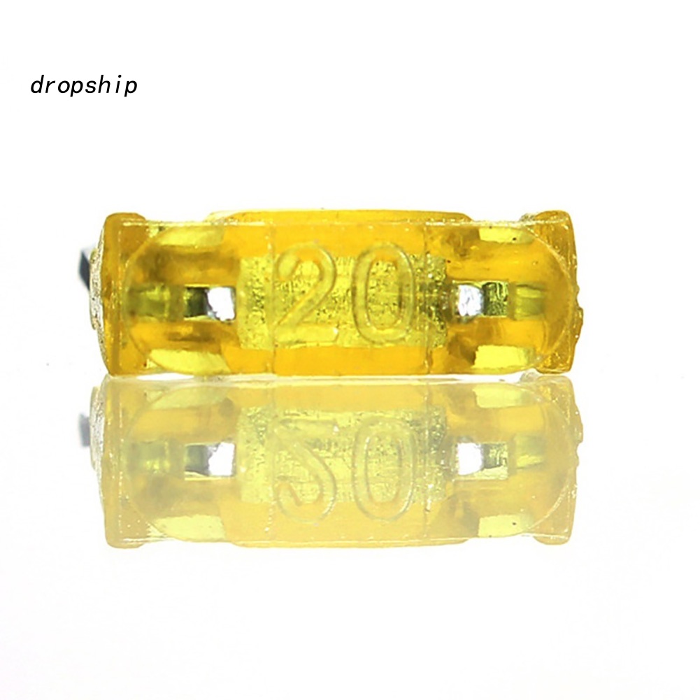 Set 60 Cầu Chì Lưỡi Mini 5A 10A 15A 20A 25A 30A Cho Xe Hơi Xe Tải