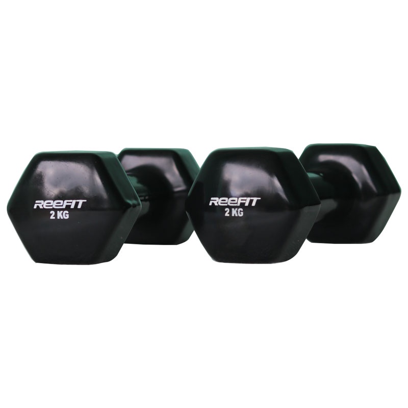 Bộ 2 tạ tay cao su 2kg Reefit