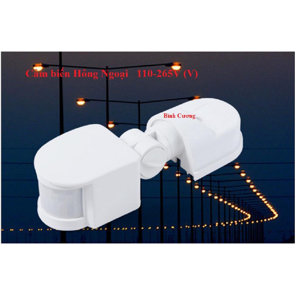 CẢM BIẾN CHUYỂN ĐỘNG HỒNG NGOẠI, Cảm Biến Thân Nhiệt Chuyển Động PIR tắt mở đèn tự động, Loại Tốt Công Suất Chuẩn