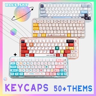 Giao Hàng Nhanh / pbt keycaps Tiếng Anh / oem / Tda / cherry profile / Chủ Đề gmk / double shot / Nhuộm