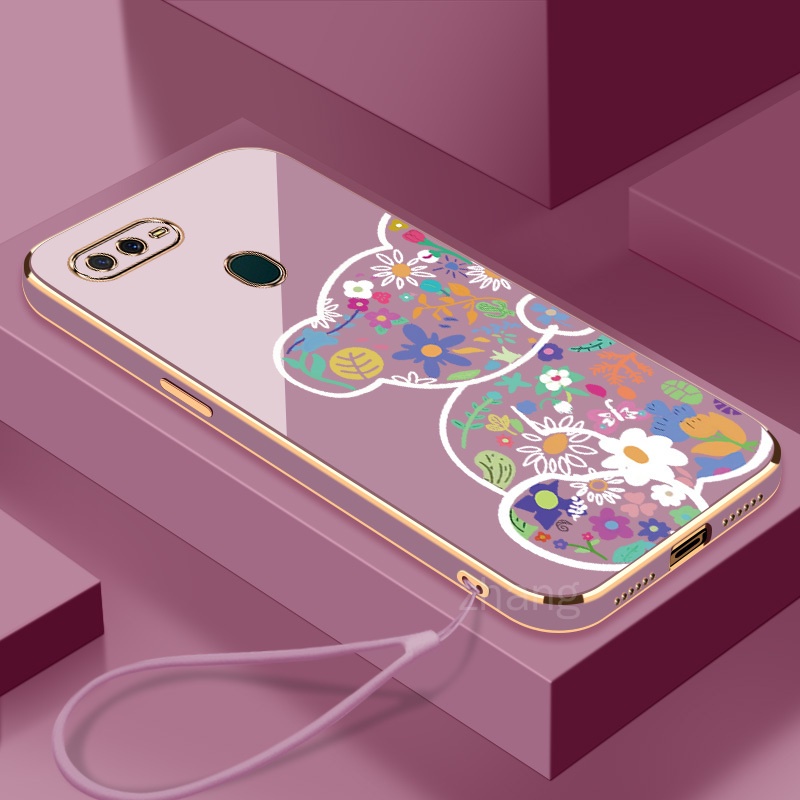 Ốp Điện Thoại Viền Thẳng Chống Sốc Cho OPPO A5S OPPO A7 OPPO A12 OPPO F9 OPPO F9 pro