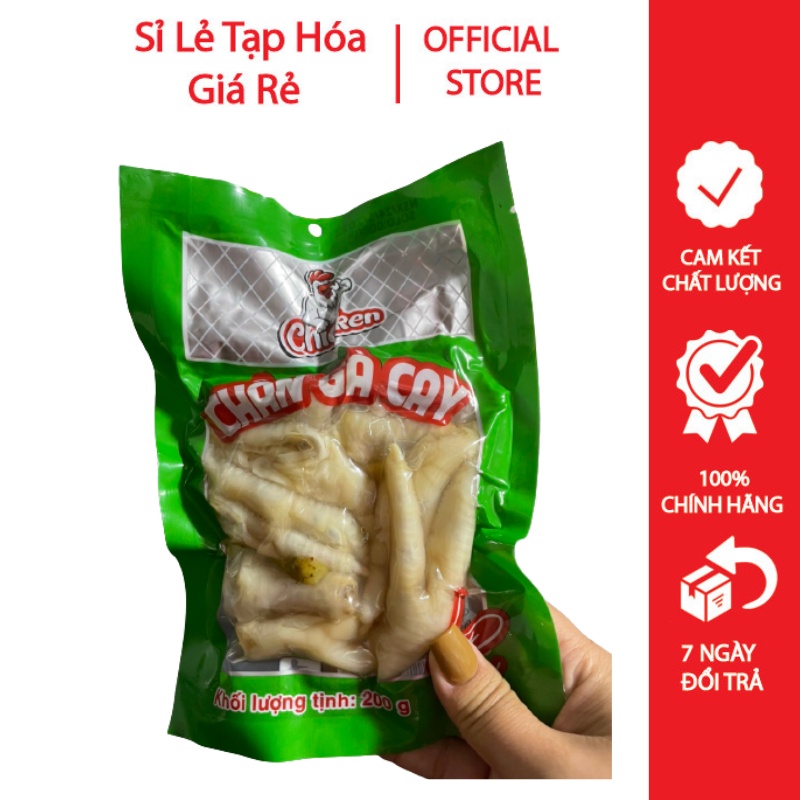 [Siêu Hot] Chân Gà Muối Cay Ớt Xanh Trùng Khánh Loại Đặc Biệt - Thơm Ngon